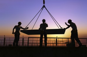 The group of workers